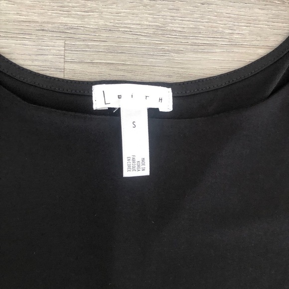 Leith Double Scoop Long Sleeve Thong Bodysuit- NWT - Picture 9 of 10